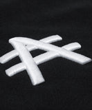 SIGNATURE LOGO #A HOODIE- BLACK