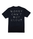 MONEY CAN'T BUY CLOUT T-SHIRT- BLACK